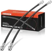 A-Premium Rear Side Brake Hydraulic Hose Compatible with Select GMC and Isuzu Models - W3500 Forward 1995-1997, W4500 Forward 1999, NPR 1987-1999/2011-2016, NPR-HD 2010-2016, NQR, Reach - Pack of 2