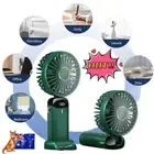 Mini Hand-held Fan USB Rechargeable Portable Folding Desk Fan Cooler Cooling CR