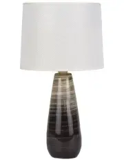[Lexi Lighting] Kalasa Ceramic Table Lamp Set of 2 in Brown/White