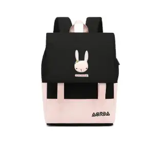 【Didoshop】15.6吋 甜美萌兔外接USB筆電後背包 電腦包(BK134)