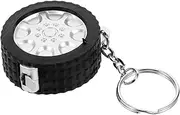 TEHAUX Mini Steel Tape Measure Keychain Heat Transfer Measuring Tool for DIY Sublimation Stylish Keyring Pendants for Travel Accessories