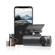 Dash Cam 1296P+1080P Front and Rear, Car Camera with Wifi, Control App, Super Ca