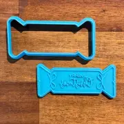 Christmas Cracker Cookie Cutter and Embosser - 4.1cm x 9.8cm