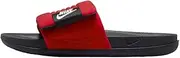 [Nike] Men's Offcourt Adjust Slide Running Shoe, UNIVERSITY RED/WHITE-BLACK, 8 UK