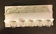 10 Buick 1895 Clear Mini 12V Instrument Panel Glove Box Lamp Light Bulb BA9S NOS