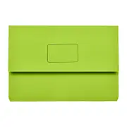 Marbig Slimpick Foolscap Document Wallet Green