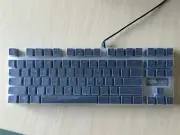 Clear transparent Silicone Keyboard Cover For TOMOKO MMC023 87-Key keyboard