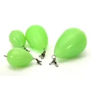Luminous Night Fishing Egg Float Upward Bobber Floats Long-distance Thrower Aid