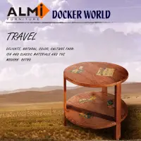 在飛比找momo購物網優惠-【ALMI】DOCKER WORLD- SMALL ROUN