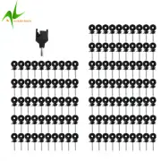 100Pcs Screw In Electric Fence Insulators+1pcs Insulator Socket Tool Adaptor AU