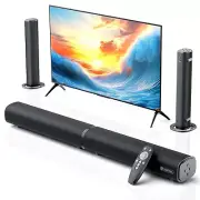 2.2Ch Sound Bar, 100W Bluetooth 5.0 Sound Bars for Smart TV, 3D Surround Sound S