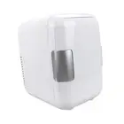 Car Mini Fridge with Handle Can Store 6 Can 4 Liters for Dorm Cosmetics Home