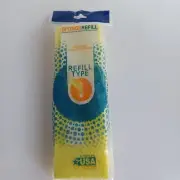 Sponge Mop REFILL TYPE I Cellulose Squeeze Head Butterfly Pad Sealed Package