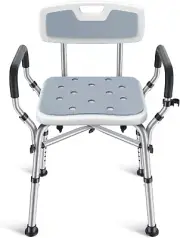 Shower Chair for inside Shower, 550 Lbs Heavy Duty Shower Chair for Elderly and