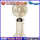 LF# Mini Portable Foldable Handheld Fan Aromatherapy Desk Fan USB Rechargeable