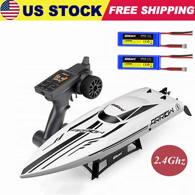 UDI005 Brushless RC Boat 2.4Ghz High Speed Remote Control Boat w/ 2 Batteries US
