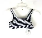 Splendid Girl’s Navy/White Striped Bikini Set Size 10