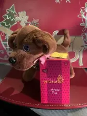 Our Generation Plush 6” Labrador Pup With Collar Leash & Tag For 18" Dolls