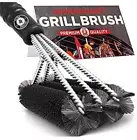 Alpha Grillers BBQ Grill Brush - Wire & for Grates | 1YR WARRANTY Fast Ship!!