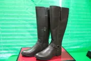 NEW Sam Edelman Circus Phoebe Riding Boots Brown Size 7 tall faux leather NIB