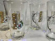 Set Of 2 Pacifico Clara Cerveza 16 oz Pint Beer Glass *RARE SWORDFISH*