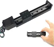 Linear Rail 50mm Length Travel Linear Stage Actuator with Square Linear Rails Mini Slide Table + NEMA 11 Stepper Motor for DIY CNC Router Milling Machine