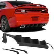 [SASA] Made for 2011-2014 Dodge Charger R/T SE SXT PU Rear Bumper Lip Diffuser