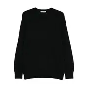 [Fileria] Fileria Ribbed Crew-neck Sweater 48 IT BLACK