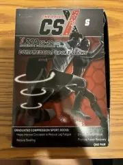 champion cs x 200 15-20mmhg moderate compression sports socks. Small. 1 Pair.