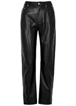 Nanushka Vinni Faux Leather Trousers - Black - M (UK 12 / M) M (UK 12 / M)