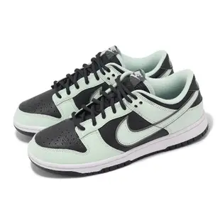 Nike 耐吉 休閒鞋 Dunk Low Retro PRM 男鞋 湖水綠 黑 皮革 低筒 經典 板鞋 FZ1670-001