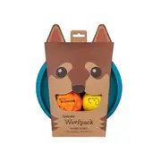 Formula Sports Rubber Woofpack Ball/Disc Outdoor Pet/Dog Fetch Throw Beach Toy
