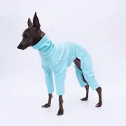 Pet Dog Clothes Warm Soft High Collar Jumper TOP Sweater Coat Whippet Greyhound