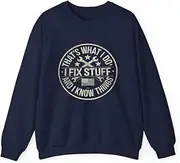 [VidiAmazing] That's What I Do I Fix Stuff and I Know Things Dad (1) ds036 T-Shirt