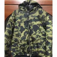 在飛比找蝦皮購物優惠-A Bathing Ape 迷彩 雙面羽絨外套 Bape