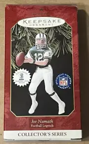1997 JOE NAMATH NEW YORK JETS HALLMARK KEEPSAKE ORNAMENT