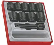 Teng TTD9416 - Impact Socket Set 16 Piece TC Tray 3/4" Drive