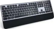 K9100 Wireless Bluetooth Keyboard, Full Size, Multi Devices Keyboard with Wri...