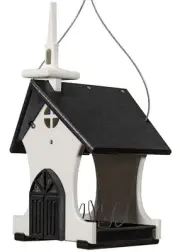 JCS Wildlife Small Chapel Church Hopper Bird Feeder 687398002931