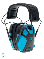Caldwell Emax Pro Youth Folding Electronic Ear Muffs - Neon Blue #cald-yenb