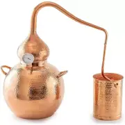 5L Alembic Pure Copper Still Moonshine Distillery Kit Alcohol Essence Oil