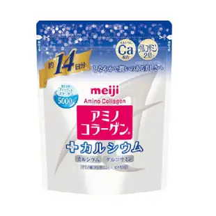 明治 meiji 氨基酸 膠原蛋白粉 加鈣 補充包 14天份 98g