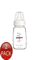 2 x Pigeon Glass Bottle 120Ml