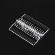 CrystalClear Hinges: 10pcs Acrylic Lucite for Jewelry & Wood Boxes, Handicrafts