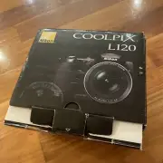 Brand New Nikon COOLPIX L120 14 MP 21X Digital Camera - Black.New In Box.W/ Card