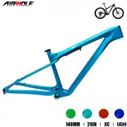 Airwolf 29er Carbon Bike Frame MTB Suspension Frameset 29" XC Mountain Bike