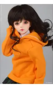 43cm 17 inch high doll hood tee MSD - Mido Box Hood Tshirts (Citrus)[A7-6-3]