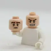 HEAD -DUAL Grimacing Bushy Eyebrows Gimli Lord of Rings LEGO® Minifigure Part