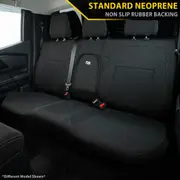 Ford Next-Gen Ranger T6.2 - Wildtrak, Wildtrak X, Platinum & Stormtrak - GP4 Neoprene Rear Row Seat Covers (In Stock)