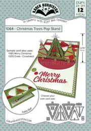 Karen Burniston Christmas Trees Pop Stand Die